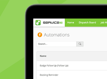 Screenshot of ServiceM8