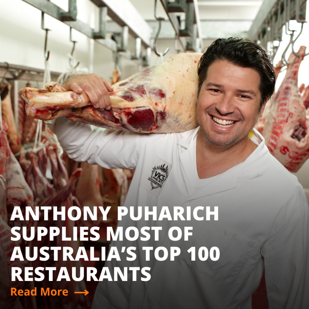 Anthony Puharich is a fifth-generation butcher who grew up in a Croatian immigrant family where butchery was deeply rooted.